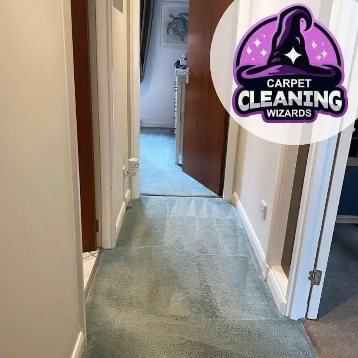 Hallway carpet in Elizabeth NJ by Carpet Cleaning Wizards
