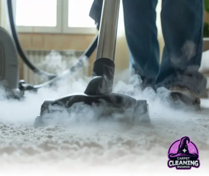 Carpet, steam cleaned by Carpet Cleaning Wizards