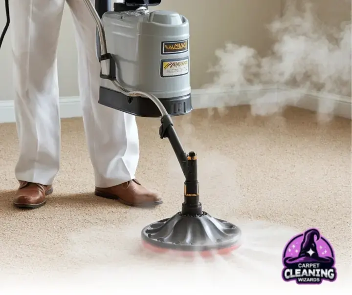Mattress, steam cleaned by Carpet Cleaning Wizards